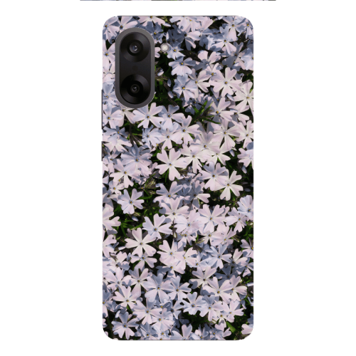 Oneplus Nord CE 5 Flowers white Transparent Silicone TPU Θήκη